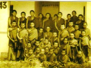 Sermey Tsangpa Khangtsen's First batch of Monks