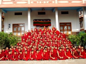 Monks at Sera Mey Tsangpa Khangtsen at Present(2014)